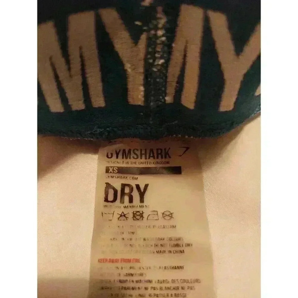 Gymshark Women's Leggings XS Blue Nylon with Polyester Cropped - Picture 5 of 6